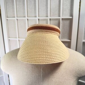 Visor Straw Beach Visor NWOT